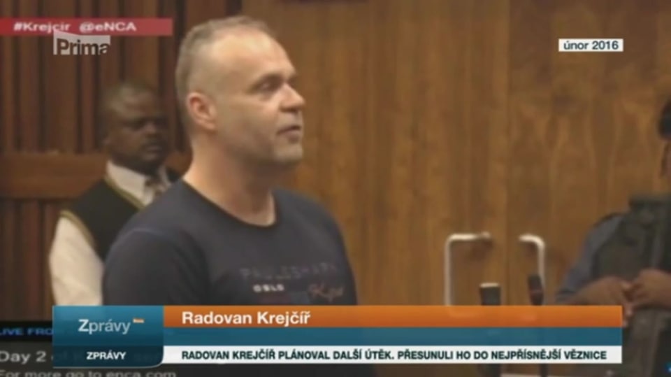 20. 7. 2017 ZPRÁVY: Radovan Krejčíř plánoval další útěk. Přesunuli ho do nejpřísnější věznice